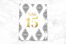 9 Printable Table Numbers To Add Elegance To Your