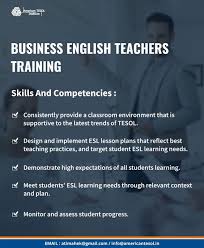 What Are The Skills Competencies Does Tesol Gives In Business English Teacher Traning Esl Lessons Esl Lesson Plans Teaching Practices