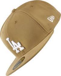 New Era La Beige Hats For Men La Dodgers Cap Fitted Hats