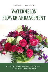 Watermelon Flower Arrangement Watermelon Party Watermelon Flower Watermelon Flower Watermelon Party Flower Arrangements