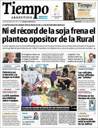 Tiempo Argentino Tapas De Diarios Argentina Diario