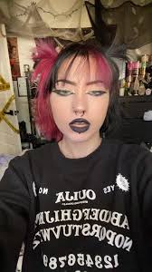 Striking Indoor Look with Unique Hair Styling