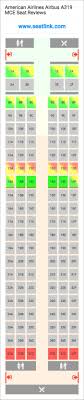 American Airlines Airbus A319 Mce 319 Seat Map Airline