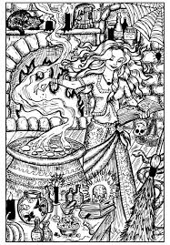 Plus, it's an easy way to celebrate each season or special holidays. Witch Coloring Pages For Adults