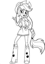Applejack Human Coloring Page My Little Pony Coloring Mermaid Coloring Pages My Little Pony Drawing