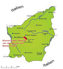 Karten und stadtpläne der welt. San Marino Sehenswurdigkeiten Lander San Marino Goruma