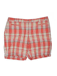 Details About Lands End Women Red Shorts 18 Plus