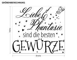 Wandtattoo Liebe Phantasie Wandtattoo Wandtattoos Hochzeitskochbuch