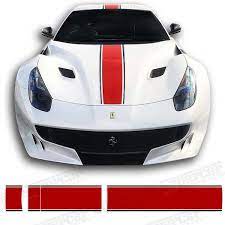 Ferrari F12 2 Color Stripe Decal Kit Style 3 Ferrari Ferrari F12 Ferrari California