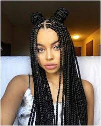 Angelica Miguel Naturalhairboxbraids Click Image For More Hair Styles Cool Braid Hairstyles Braids For Black Hair