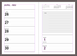Le planning est facile à imprimer et gratuit. Semainier A Imprimer Pdf