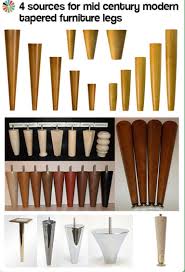 4 Sources For Mid Century Modern Tapered Furniture Legs Mid Century Modern Furniture Furniture Legs Furniture Design Modern
