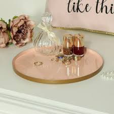 4.7 out of 5 stars. Fairmont Park Vanity Tray Perfume Tray Decor Vanity Tray Pink Tray