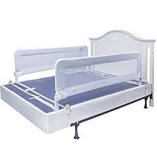 The toddler rail is 17.5 tall at it's high point. Toddler Bed Rail Guard For Convertible Crib Kids Twin Double Full Size Queen King White Xl 2 Pack Toddler Bed Convertible Crib Bed