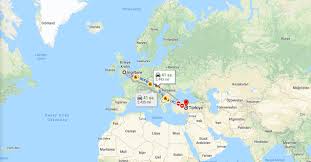 Dortmund turkiye izin yolu haritasi 2009. Ingiltere Den Turkiye Ye Araba Ile Karayolundan Gitmek Isteyenlere Sinir Kapilari Ve Canli Yol Durumu Rehberi