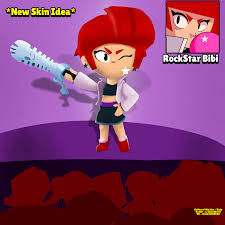Welcome to reddit, the front page of the internet. Hello Everyone And Welcome To New Skin Idea For Bibi Rockstar Bibi I Love You Mr Microphone Skinidea Brawlstars