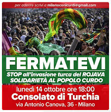 Aperto nel 1865 come agenzia consolare aggregata dapprima al consolato di firenze e poi di genova, divenne un consolato vero e. Milano Scende In Piazza Al Fianco Del Popolo Curdo Eventi Vivere Milano