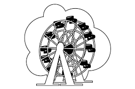 Download Ferris Wheel Svg Cut File By Creative Fabrica Crafts Creative Fabrica PSD Mockup Templates