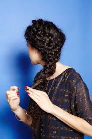 Braids are the universal tools of the hair world that can handle every occasion, from the classic french braid you wear to the farmers' market to the dressy dutch curly hair can be finicky to braid, but this easy crown braid tutorial is made specifically for the curly girls who want to pull their wet hair or. How To Braid Curly Hair Cute Plait Styles