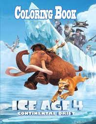 Carte de colorat ace age. Ice Age Coloring Book Amazon De Gomez Meryem Fremdsprachige Bucher