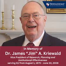 It is with deep sadness that we announce the passing of Dr. James “Jim” A.  Kriewald, affectionately known as James, Jim, and “Doc.” Jim passed away  peacefully