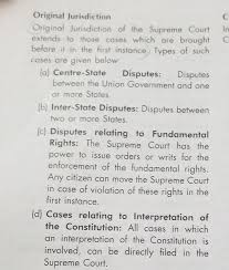 The authority or power the court has to act or hear a case and make a decision. Original Jurisdiction Of Supreme Court Brainly In