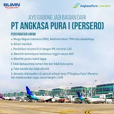 Tau beres adalah program digitalisasi dari pengiriman barang. Angkasa Pura Airports On Twitter Pt Angkasa Pura I Persero Membuka Rekrutmen Untuk Posisi Aviation Security Officer Avsec Airport Rescue And Fire Fighting Officer Arff Dan Airport Operation Officer Aops Https T Co 0givtq5nty