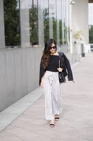 Black And White Striped Wide Leg Pants Outfit 6 New Changes To My Site Stripe Wide Leg Pants Dawn P Darnell Striped Wide Leg Pants Wide Leg Pants Work Wear Outfits