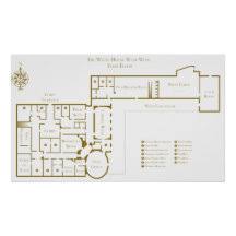 West wind place offers five apartment floor plans with one bedroom and two bedroom options. West Wing Floor Plan Posters Prints Zazzle