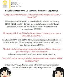 Kumpulan soal simak ui seleksi masuk universitas indonesia. Simak Ui Daftar Lengkap Jurusan S1 Paralel Beserta Daya Tampungnya Dapat Kamu Lihat Pada Link Berikut Http Penerimaan Ui Ac Id Period Program 2146 Daftar Biaya Pendidikan S1 Paralel Dapat Kamu Download Pada Link Berikut Https Files Ui Ac Id