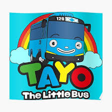  Tayo And Friends Poster By Dannrysaputra Tayo The Little Bus Little Bus Hawaiian Party Decorations