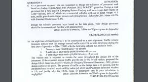 Menurut arahan teknik (jalan) 8/86 bagi tujuan. Solved Question 4 25 Marks A As A Pavement Engineer Yo Chegg Com