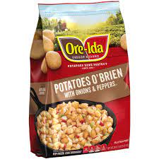 Potatoes o brien is a classic side dish for breakfast, brunch, or dinner. Ore Ida Potatoes O Brien With Onions Peppers Frozen Potatoes 28 Oz Meijer
