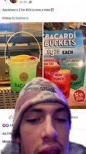 #greenscreen #fypシ #applebee #bacardi