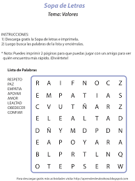Valores éticos, valores democráticos y valores. Resultado De Imagen Para Talleres De Etica Y Valores Para Imprimir En 2021 Etica Y Valores Matematicas Basicas Sopa De Letras