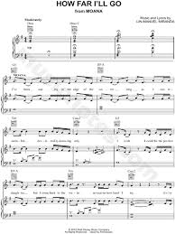 Powered by hal leonard · newest releases here 1st How Far I Ll Go Movie Version From Moana Sheet Music In G Major Transposable Download Print Moana Sheet Music Sheet Music Violin Sheet Music