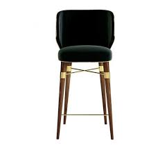 Classic Style Upholstered Fabric Chair With Armrests Louis Bar Chair By Ottiu Bar Stools Modern Bar Stools Bar Chairs