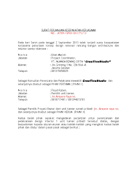 Lemari, kitchen set, gypsum, plafond dll. Surat Perjanjian Kerja Desain Interior Cek Bahan Bangunan
