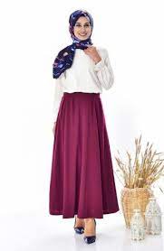 Sefamerve Beli Lastikli Etek 5003 03 Bordo Etek Moda Stilleri Giyim