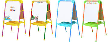 الحامل المغناطيسي على الوجهين للأطفال لوح خشبي من ايكيا للرسم باستخدام علامة والطباشير