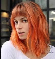Burnt Orange Haarfarbe Ideen Zu Versuchena Besten Frisur Stil Orange Ombre Hair Orange Hair Color Pastel Orange Hair