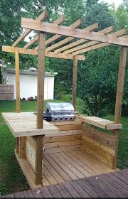 A good starting point is to multiply the grill width by three. 15 Diy Outdoor Kitchen Plans That Make It Look Easy
