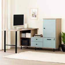 Once you do that, your diy desk building journey is now complete. Zelia L Shaped Desk With Built In Power Bar Desk Professional Office Furniture Products South Shore Furniture Us Furniture For Sale Designed And Manufactured In North America