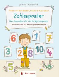 Max Malt Die Zahlen Bunt Zahlen Von 1 Bis 10 Vorlagen Zum Ausdrucken Der Zahlen 1 10 Lerne Gerne Mit Max Zahlen Erkennen Und Benennen Spiel Spass