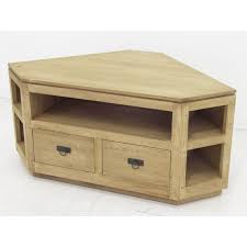 Chêne massif portes, tiroir et dos : Meuble Tv Angle 2 Tiroirs 5 Niches Maya Par Nomadde Mobilier Design