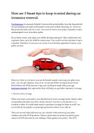 A no claim bonus can be defined as a form of discount which can be availed by a car insurance policy holder by exercising a bit of restraint. Here Are 3 Smart Tips To Keep In Mind During Car Insurance Renewal By Insuranceagentt Issuu