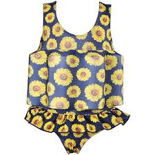Girl Boy One Piece Floatation Swimsuit Swimwear With Adjustable Buoyancy Kid Float Bathing Suit Life Jacket Swim Vest Walmart Com