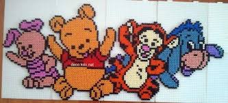 Perles Hama Winnie Et Ses Amis Bebe Deco Kdo Nat Perles Hama Winnie L Ourson Motifs Perles Hama
