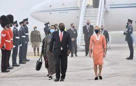 A khoi praise singer at the state of the nation address. Watch President Ramaphosa Arrives In The Uk For G7 Summit Sapeople Worldwide South African News