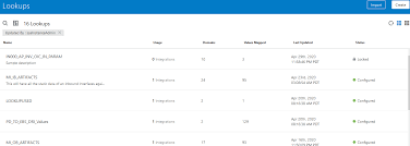 Manage Lookups